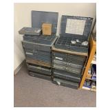 2 SLIDING DRAWER CABINETS