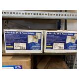 (2) BOXES SECURITRON BPS-12/24-1 POWER SUPPLY