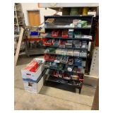 SHELVING UNIT WITH ASSORTED TOGGLE BOLTS