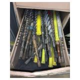 ASSORTED MASON BITS IN DRAWER