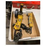 DEWALT GRINDER & ANGLE DRILL