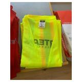 (5) RADIANS LARGE SIZE SAFETY VESTS, NEW