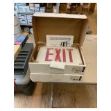 (2) LED EXIT SIGNS