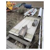2 PALLETS OF ASSORTED METAL PANELS AND TRIM PCS