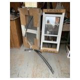 (2) WINDOWS, WOOD FRAME, 24' X 48', UNUSED