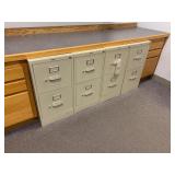 (4) 2 DRAWER FILE CABINETS