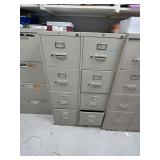 (2) 4 DRWAER FILE CABINETS