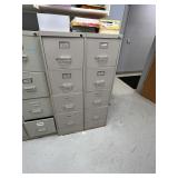 (2) 4 DRAWER FILE CABINETS