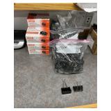 ASSORTED BINDER CLIPS
