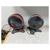 (2) SMALL HOLMES 1 TOUCH FAN'S