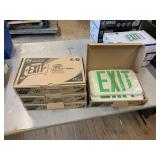 (3) LED EXIT SIGNS