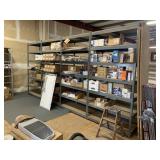 (4) SHELVING UNITS