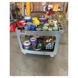 CART WITH TAPE & LABELS