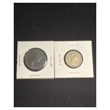 United Kingdom Shilling - Pound Coins (App. 1")