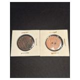 1848-1854 Braided Hair Large Cents (App. 1")