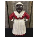 Antique Cast Iron Black Americana Bank