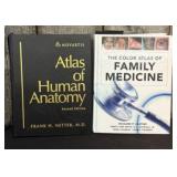 Two Medical  Books - "Atlas of Human Anatomy" and