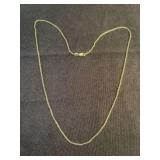 14KT Gold South African Chain Necklace 20"
