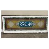 Vintage Stained Glass Window 838-40