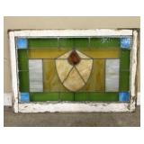 Vintage Stained Glass Window