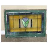 Vintage Stained Glass Window