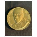 Fine Cast Bronze Medal Sigmund Freud "Coin" 1856-1
