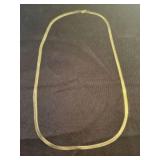 .925 - Gold Plated Italian Herringbone Style Neckl