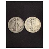 1943 - 1943 Walking Liberty Half Dollars (90% Silv