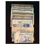 Collection of Foreign Bank Notes - Brazil, Amsterd
