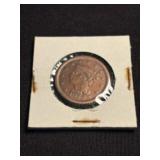 1853 Braided Hair Liberty Head Large Cent (App. 1"
