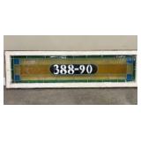 Vintage Stained Glass Window 388-90