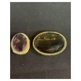 Pair Of Vintage Brooch