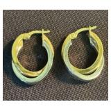 14KT Gold Turkish Earrings (App. 1")