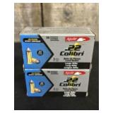 Two (2) Aguila .22 Colibri Long Rifle Ammo