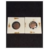 Pair Of 1863 Commemorative And Advertising Coins (