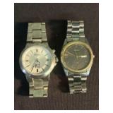 Pair Of Seiko Wrist Watches Including Sapphire Kin