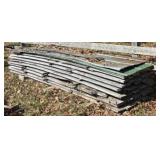 Large Lot Of Barn Siding Lumber Boards 5"X11