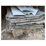Large Lot Of Old Tin Metal - Sheet Metal 11