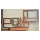 Collection Of Wooden Picture Frames And Easels (24