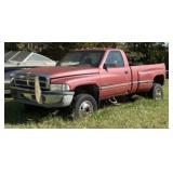 1995 Manual Dodge Ram 3500 Pickup Farm Truck, 1B7M