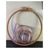 Lot Of Wooden Embroidery Hoops 22"