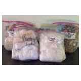 Vintage Lace And Quilt Pieces 15"