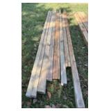 Lot Of (8) Assorted Posts And 4"X4"s (Longest 15