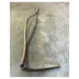 Antique Grain Cradle Scythe - 63"