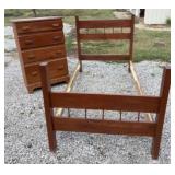 Twin 2PC. Bedroom Suit 16"X28"X43"