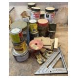 Lot Of Assorted Tools, Stains, Supplies