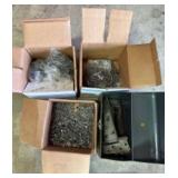 Collection of Tack Nails and Screws, Brackets etc.