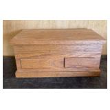 Handcrafted Oak Dresser Box Or Gentleman