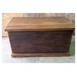 Wooden Blanket Chest - Trunk 19"X38"X21"