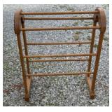 Oak Quilt - Blanket Rack 10"X26"X32"